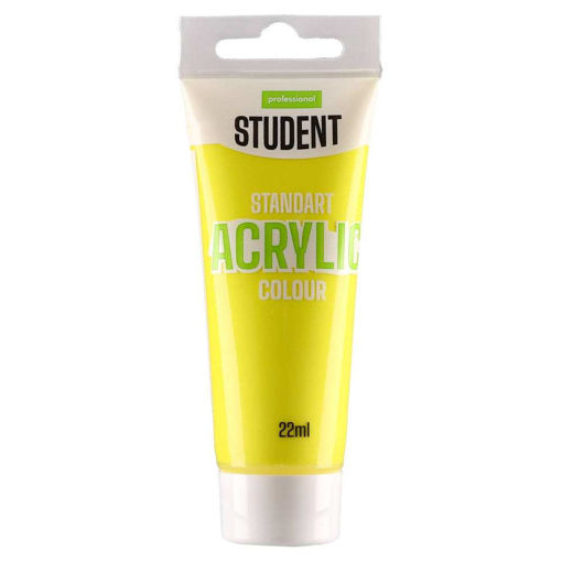 Picture of STUDENT ACRYLIC PAINT 22ML LEMON YELLOW